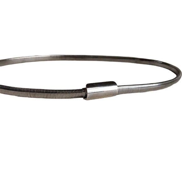 Metal Elastic Belt Simple Streamline Thin Design 32-36" - Picture 1 of 3